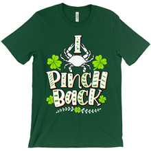 Load image into Gallery viewer, St. Patrick&#39;s Day Shirt with Maryland Crab - I Pinch Back
