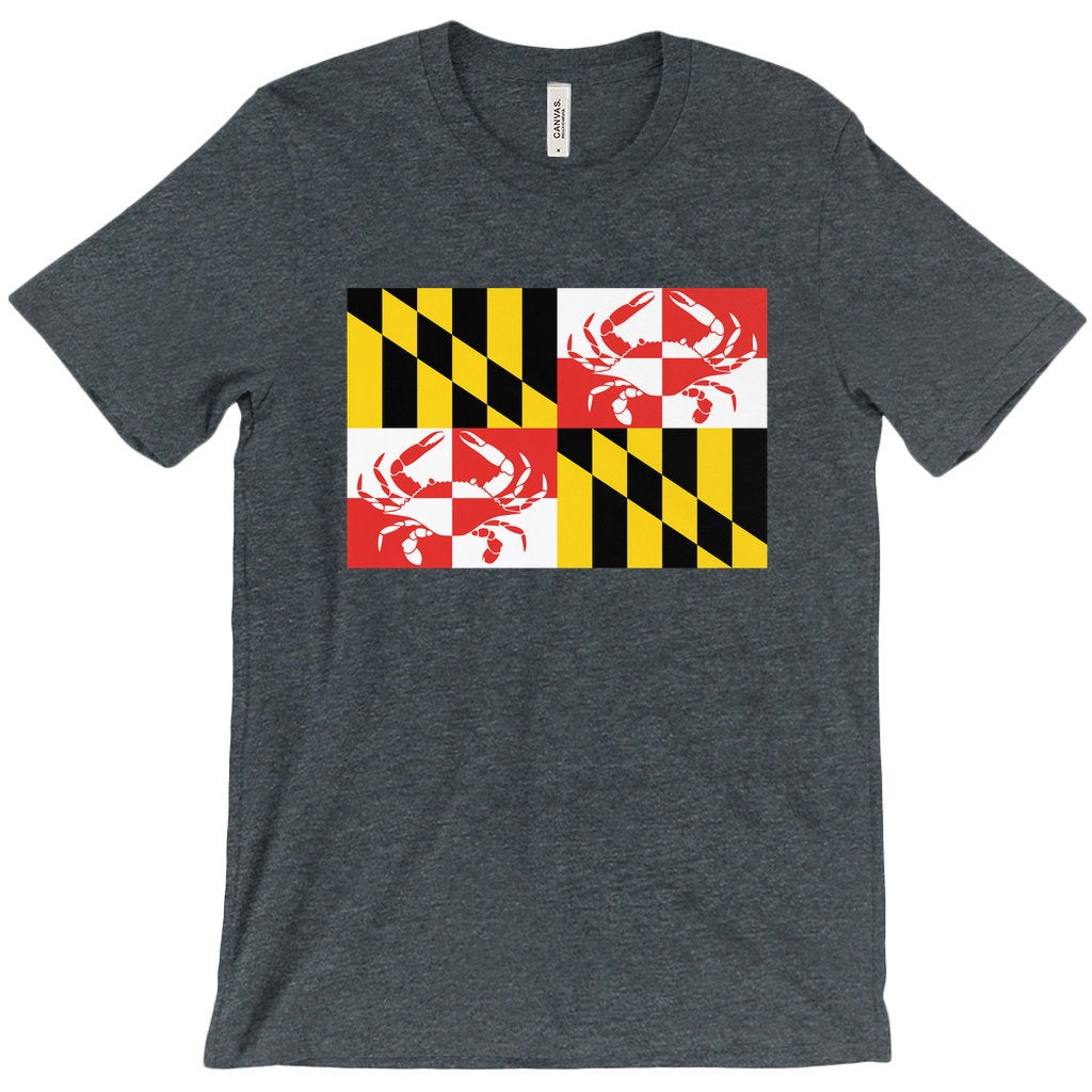 Maryland Flag Crab Shirt for Men or Women XXXXL (4XL)