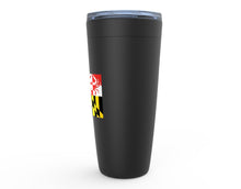 Load image into Gallery viewer, Maryland Flag Crab Tumbler
