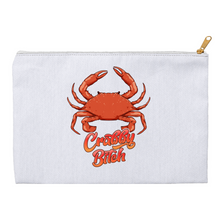 Load image into Gallery viewer, Crabby Bitch Zip Accessory Pouch
