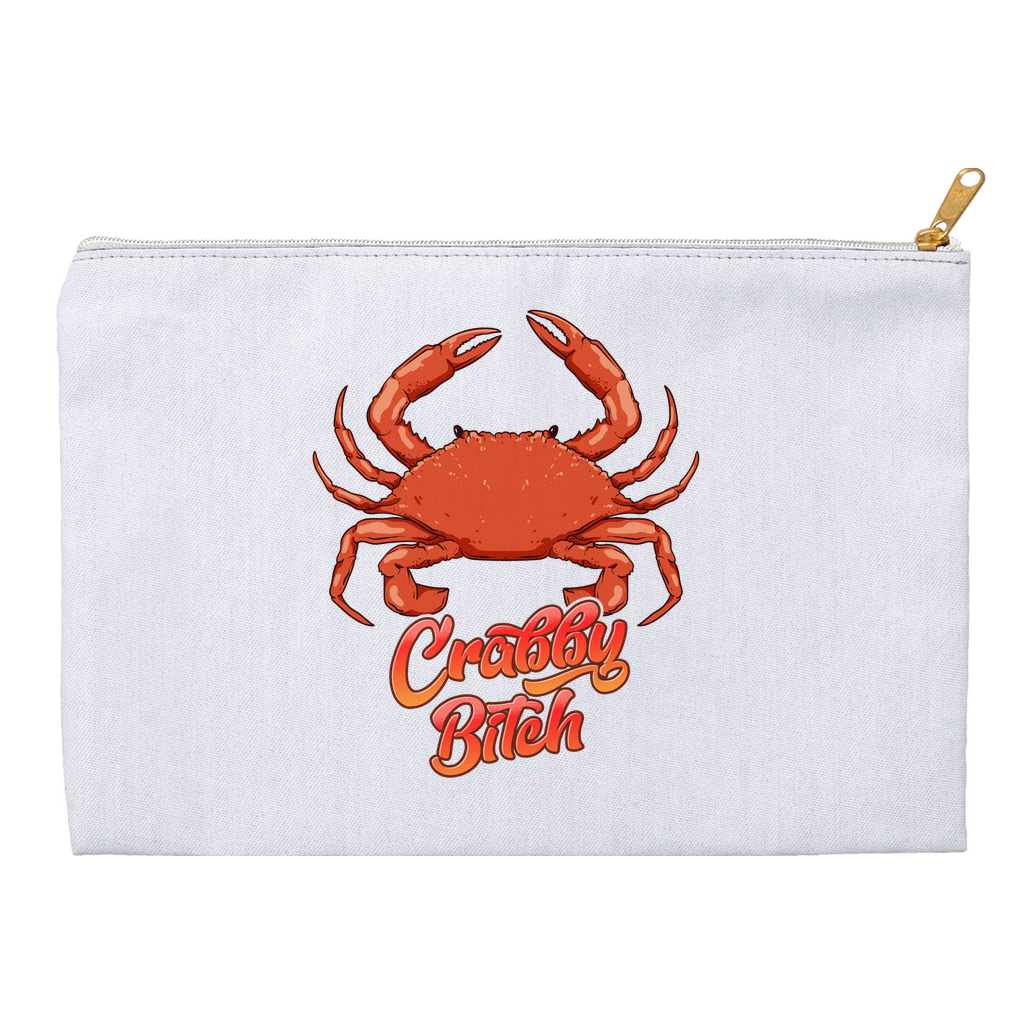 Crabby Bitch Zip Accessory Pouch