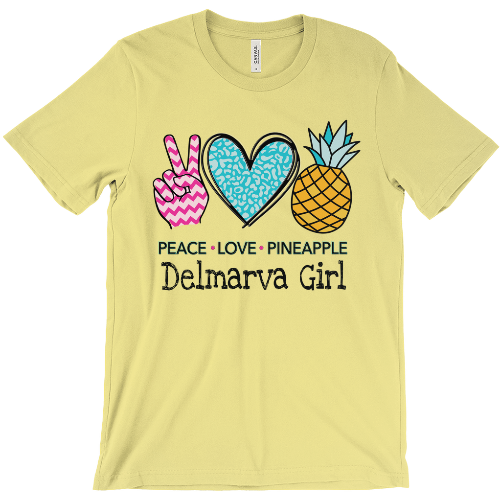 Delmarva Girl Shirt With Pineapple