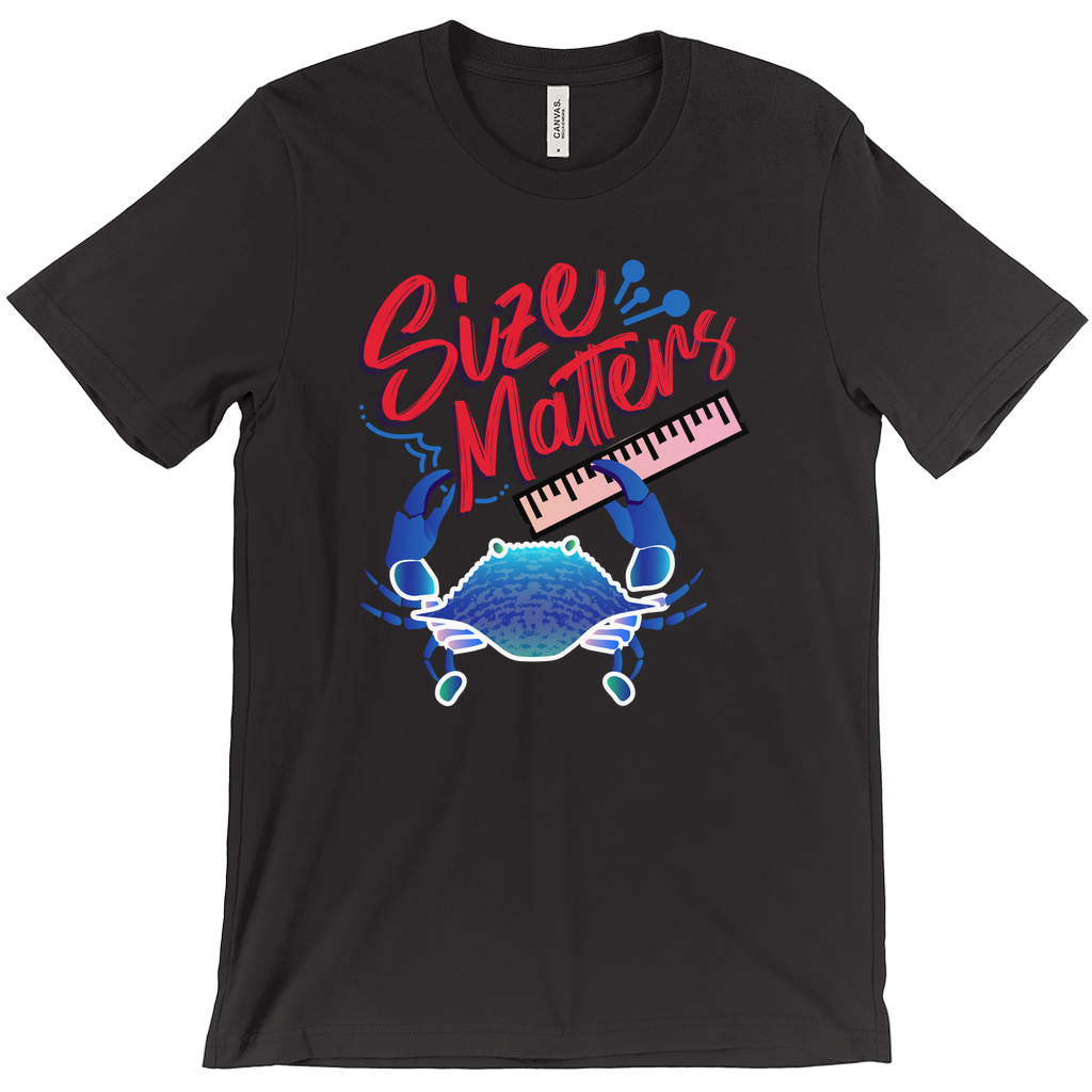 Funny Crab Shirt - Size Matters