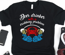 Load image into Gallery viewer, Funny Crabbing Shirt - Eastern Shore of Maryland Beer Drinker
