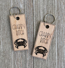 Load image into Gallery viewer, Crabby Bitch Key Chain
