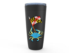 Load image into Gallery viewer, Maryland Blue Crab Tumbler - Maryland Flag Gift
