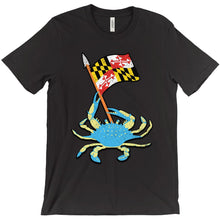 Load image into Gallery viewer, Maryland Crab Shirt - Maryland Flag Shirt
