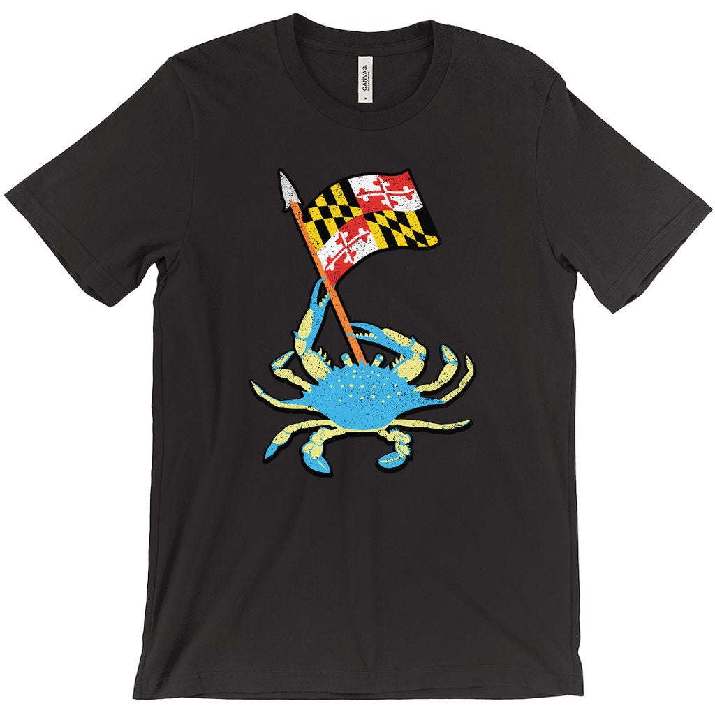 Maryland Crab Shirt - Maryland Flag Shirt