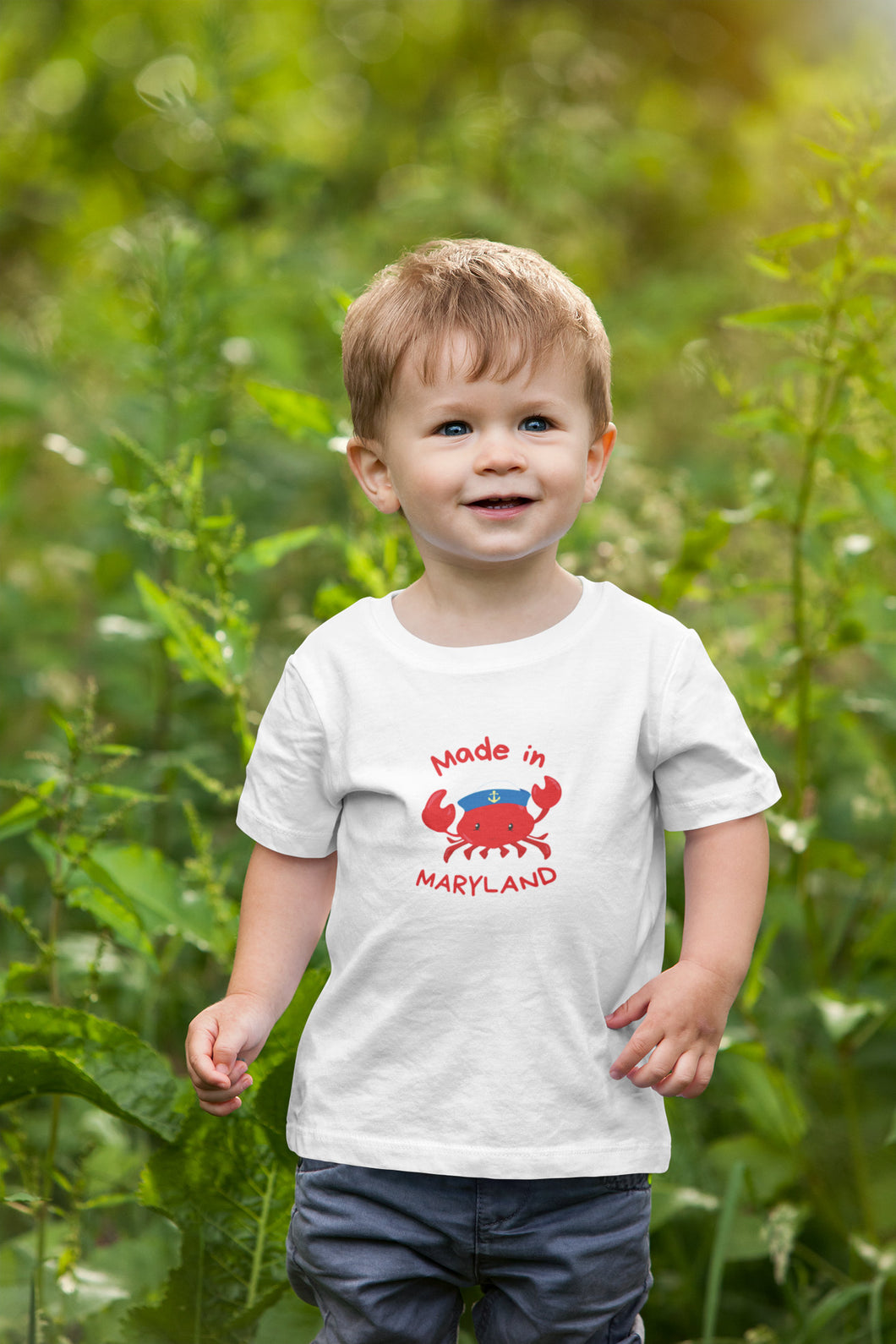 Maryland Crab Toddlers Shirt - Made in Maryland