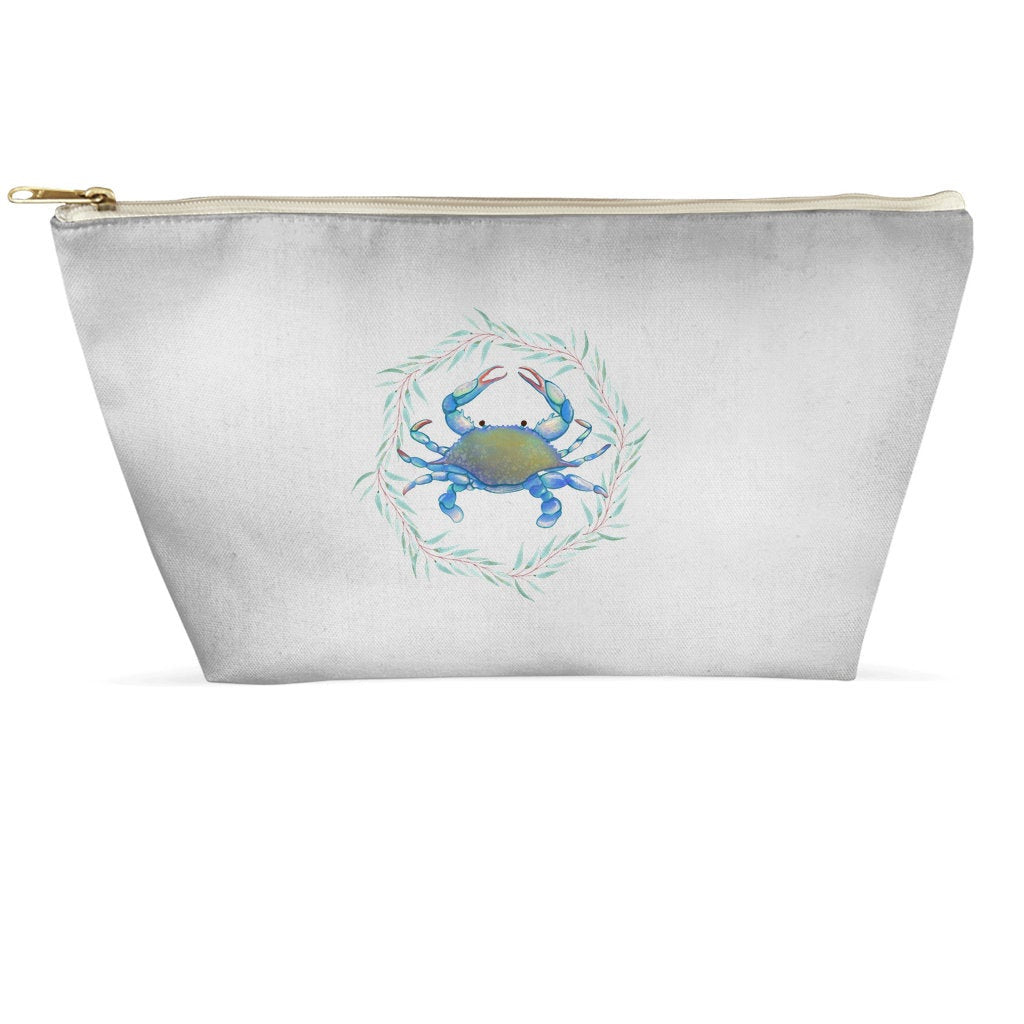 Blue Crab Cosmetic Case for Women
