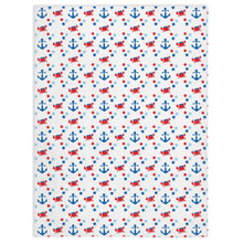 Load image into Gallery viewer, Maryland Crab Baby Blanket, Nautical Baby Gift
